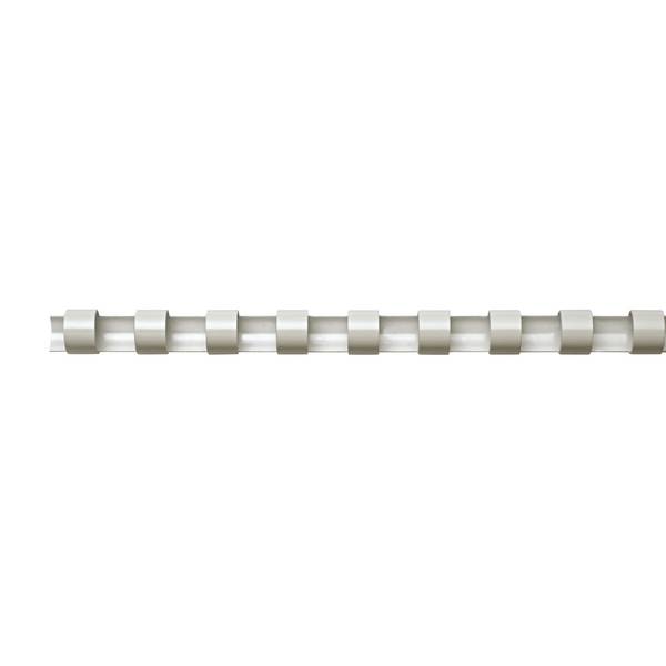 Plastikbinderücken DIN A4 28mm weiß 50 St./Pack.