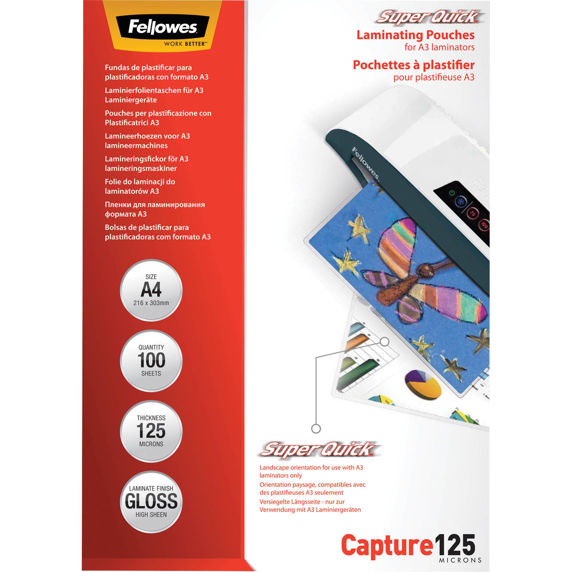 Folientasche Super Quick A4 2x125mic 100St-0
