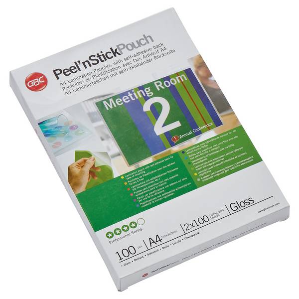 Folientasche PeelnStickPouch DIN A4 100mic 100 St./Pack.