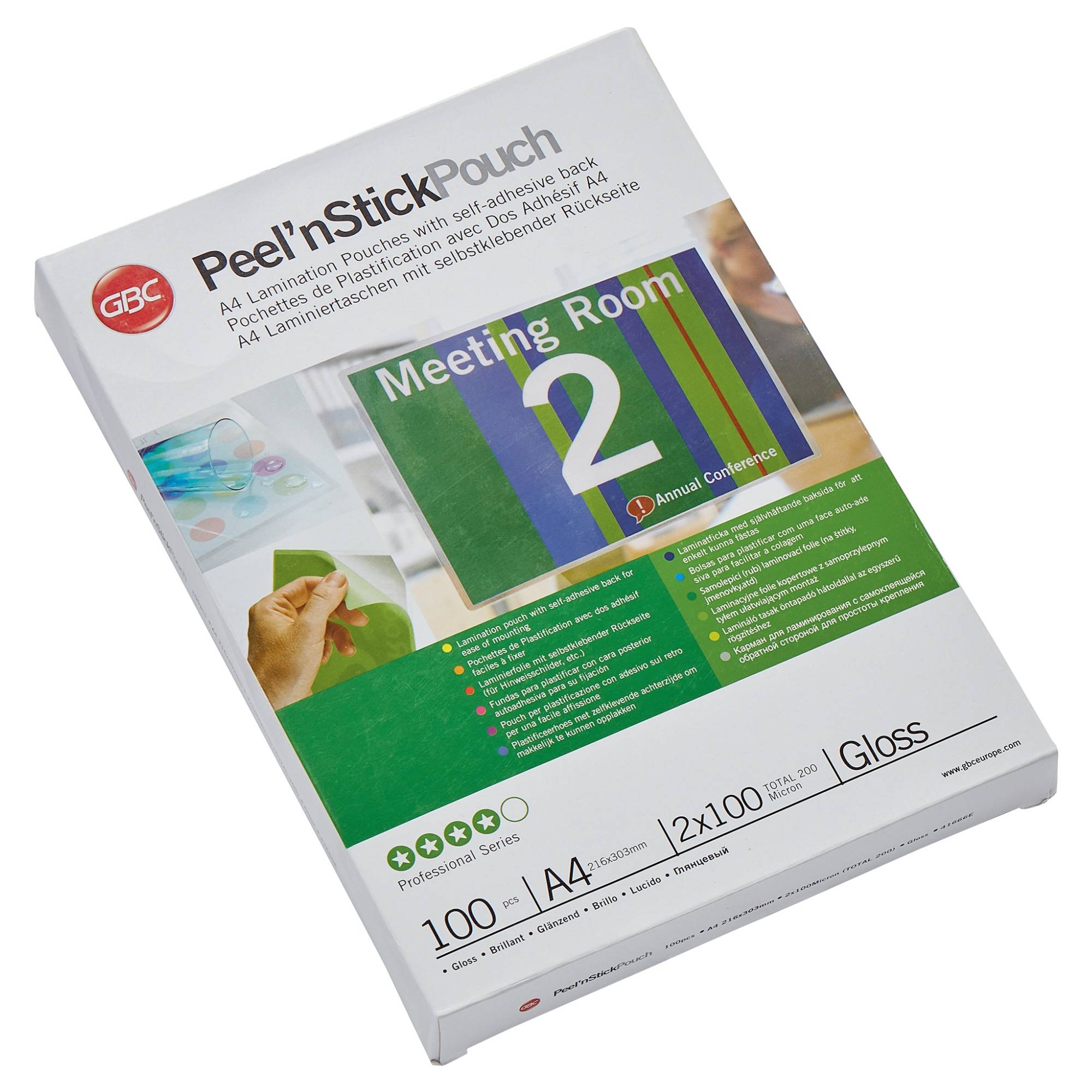 Folientasche PeelnStickPouch DIN A4 100mic 100 St./Pack.-0