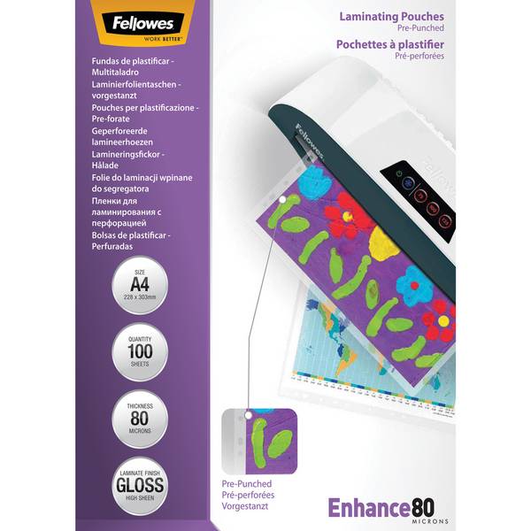 Laminierfolie Enhance 80 DIN A4 tr 100 St./Pack.