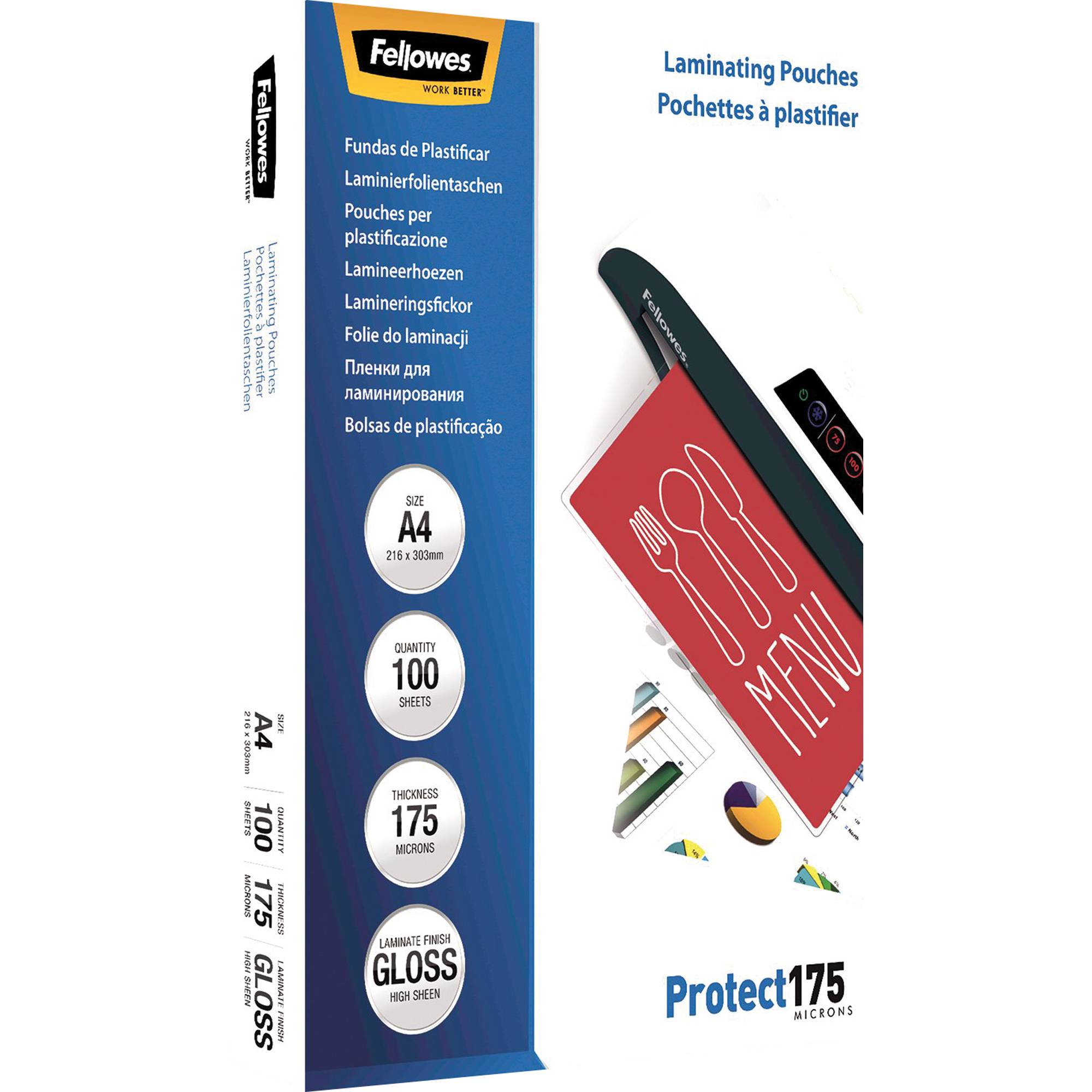 Laminierfolie Protect 175 DIN A4 tr 100 St./Pack.-1