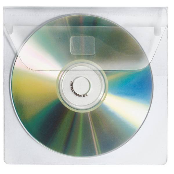 CD/DVD Hülle 1CD PP glasklar 10 St./Pack.