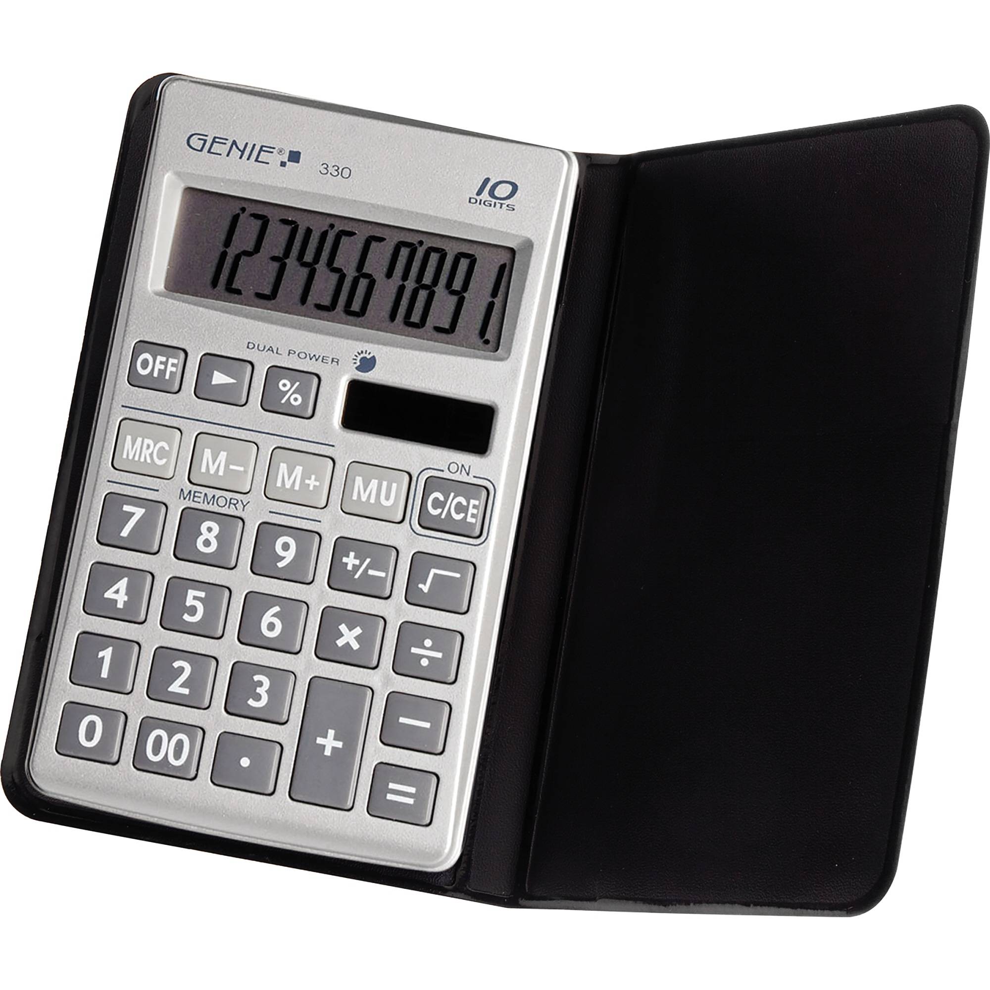 330 Taschenrechner 10stellig silber/schwarz-0
