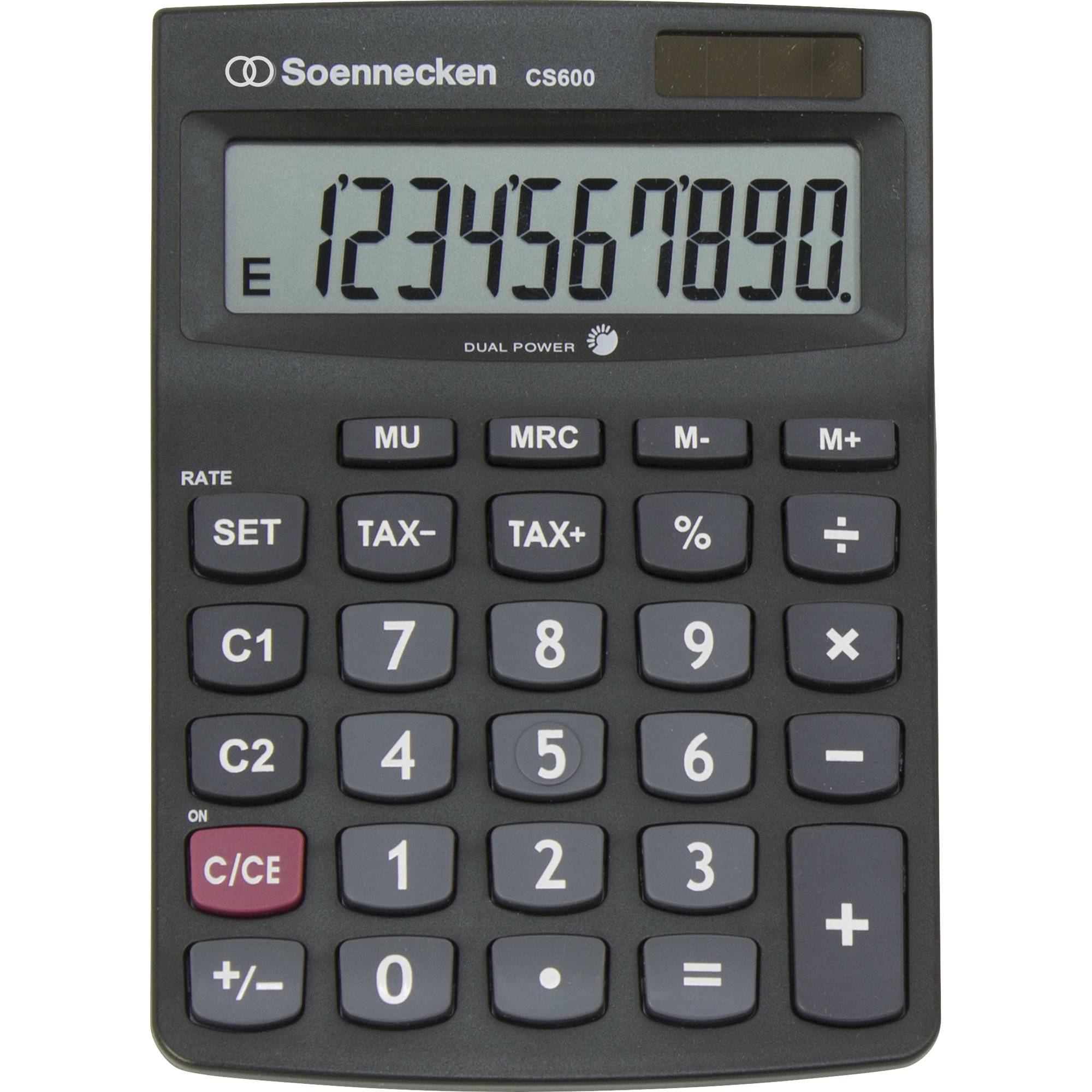 Taschenrechner CS600 schwarz-1