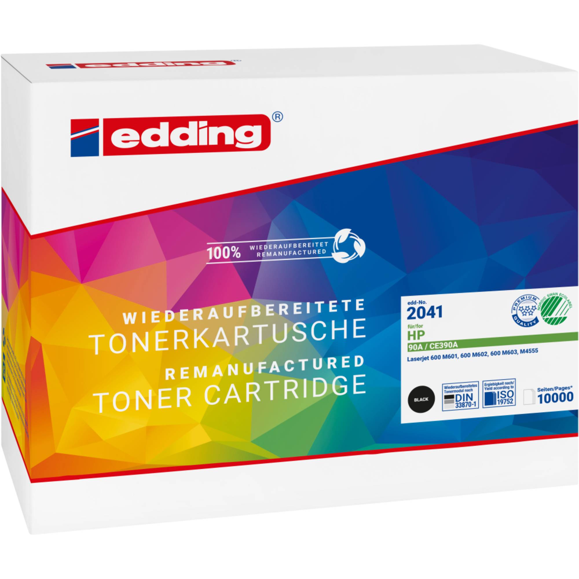 Toner wie HP CE390A schwarz-0