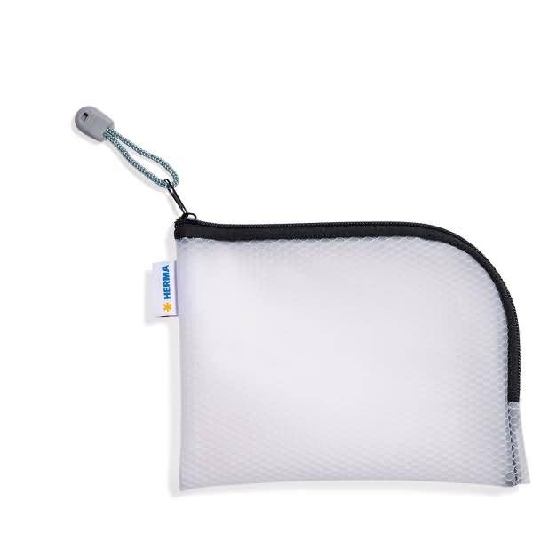 Universaltasche A6 19x14cm transparent/schwarz-0
