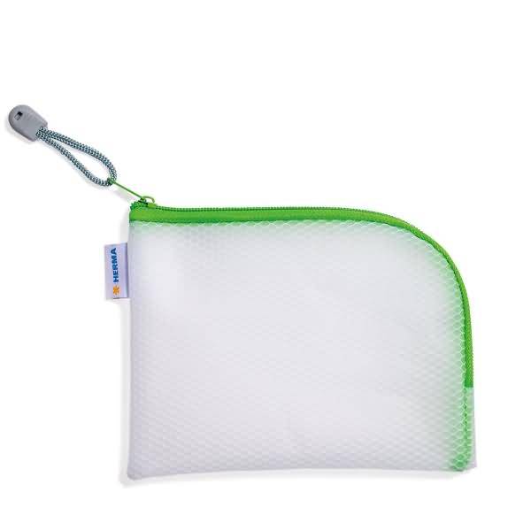 Universaltasche A6 19x14cm transparent/grün-0
