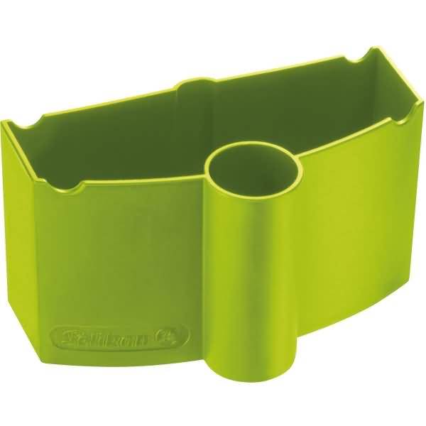 Wasserbecher mit Pinselhalter 6,2x6,4x10,7 grün-1
