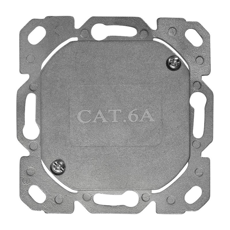 LogiLink Professional Cat.6A Netzwerkdose UP 2 x RJ45 geschirmt, signalweiß-3