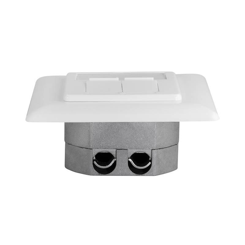 LogiLink Professional Cat.6A Netzwerkdose UP 2 x RJ45 geschirmt, signalweiß-4