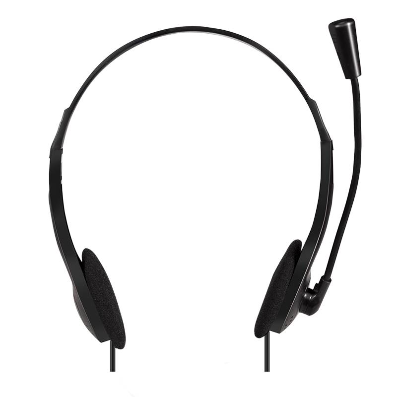 LogiLink Stereo-Headset, 1x 3,5-mm-Klinkenstecker, Bügelmikrofon, Eco-Box-1
