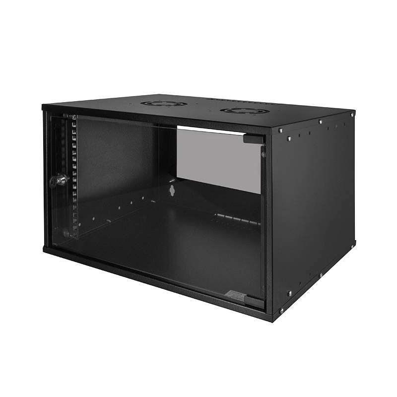 CANOVATE 19" Wandschrank ECO, 6 HE, montiert, schwarz-0
