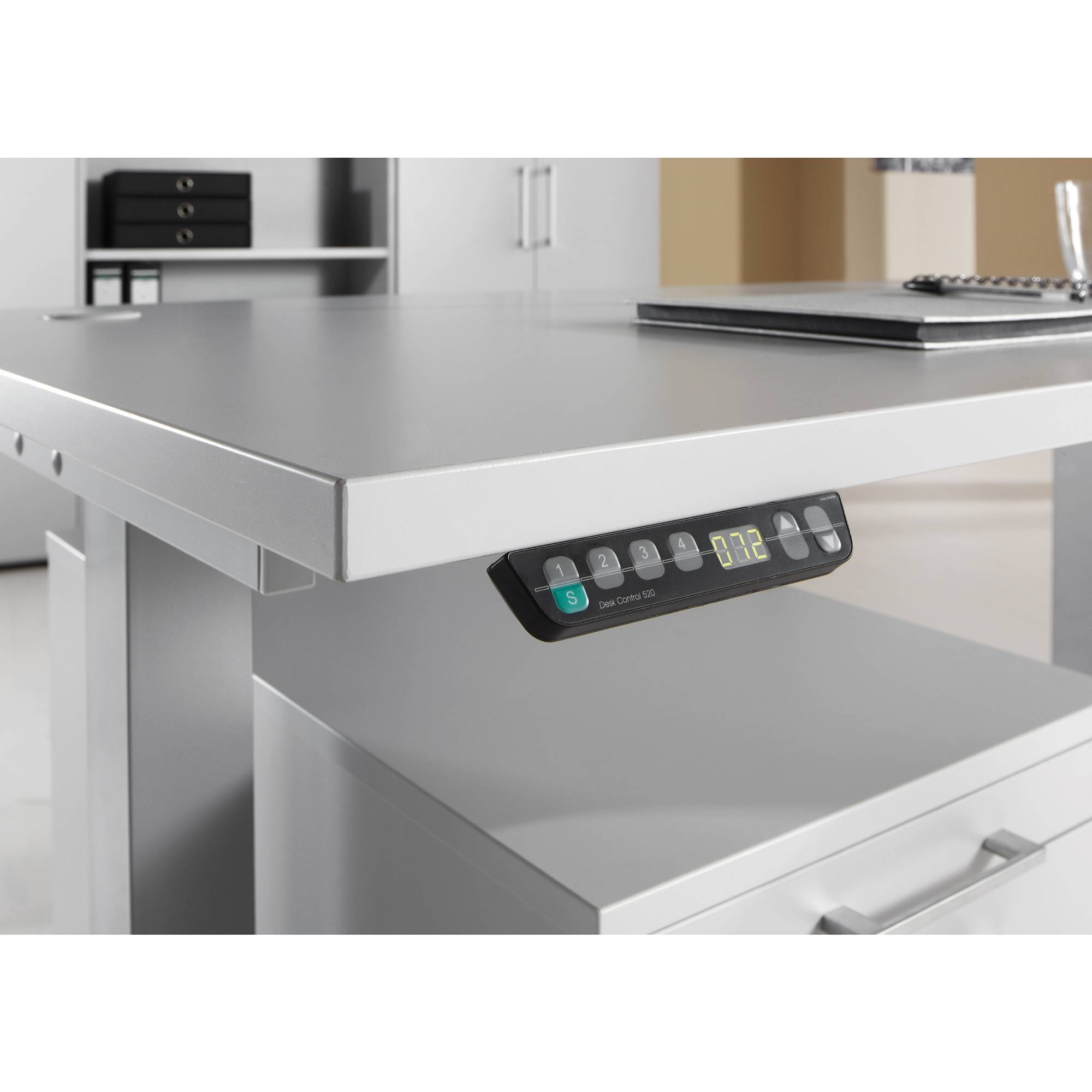 Schreibtisch 200x120cm weiß-1