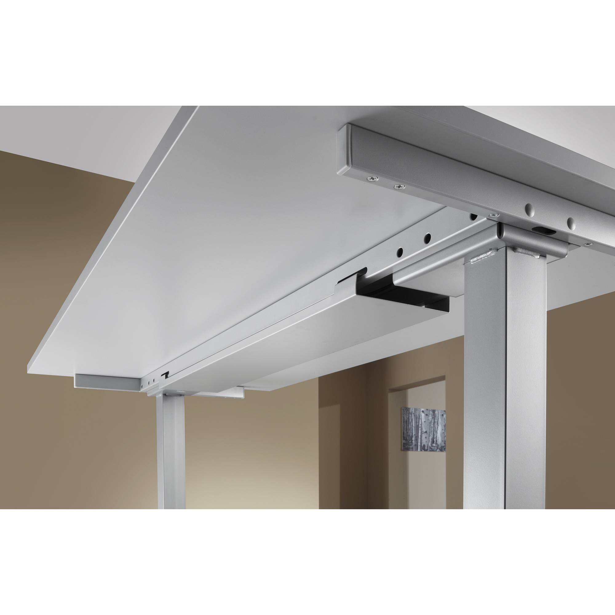 Schreibtisch 200x120cm weiß-3