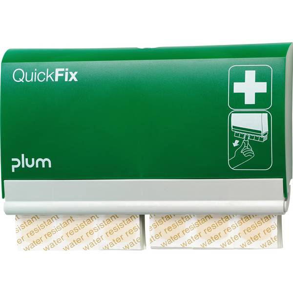 Pflasterspender QuickFix 1 B230xH135xT32ca.mm grün PLUM