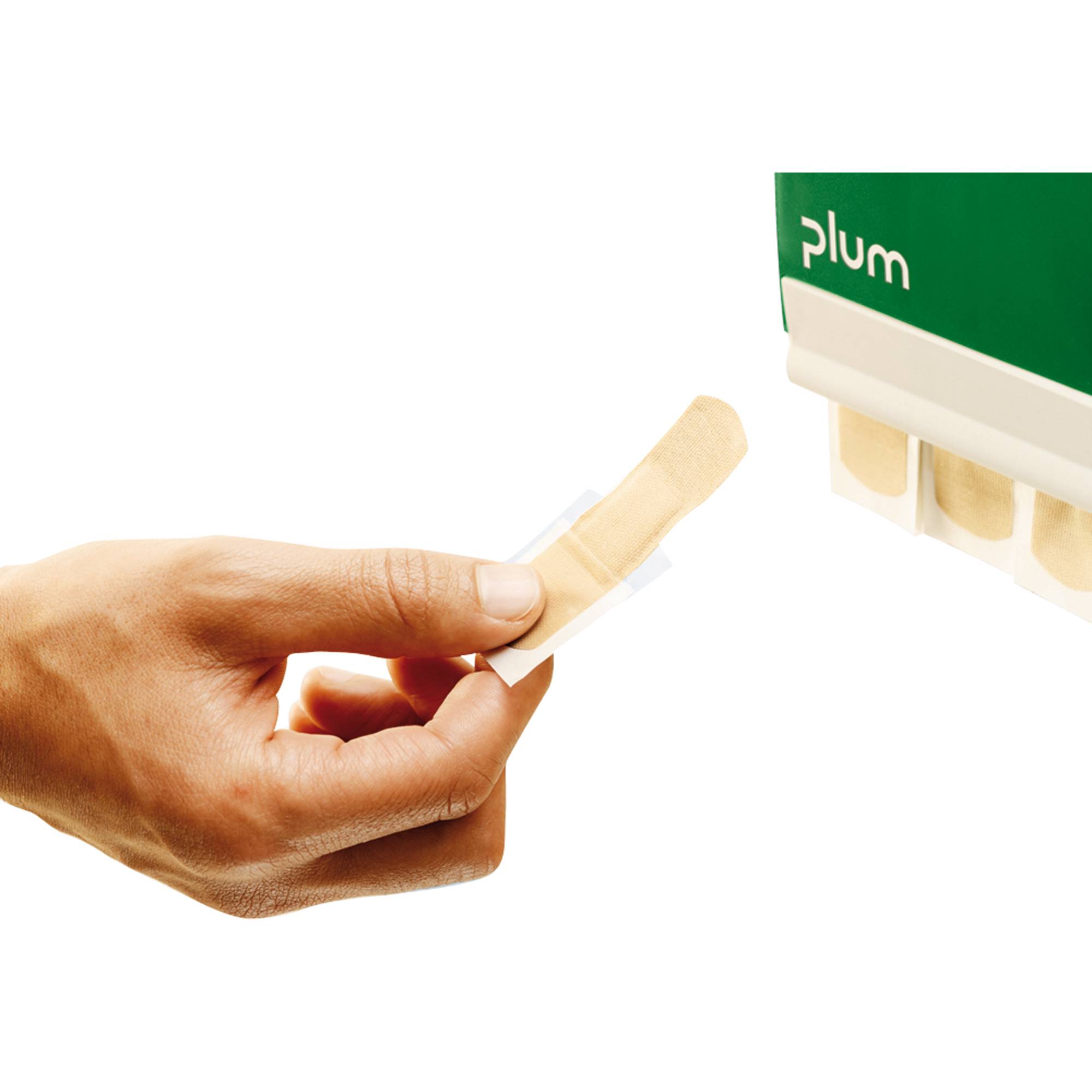 Pflasterspender QuickFix 1 B230xH135xT32ca.mm grün PLUM-1