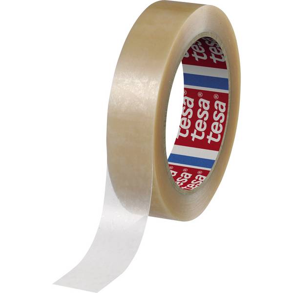 Packband 66mx25mm tr Träger PVC