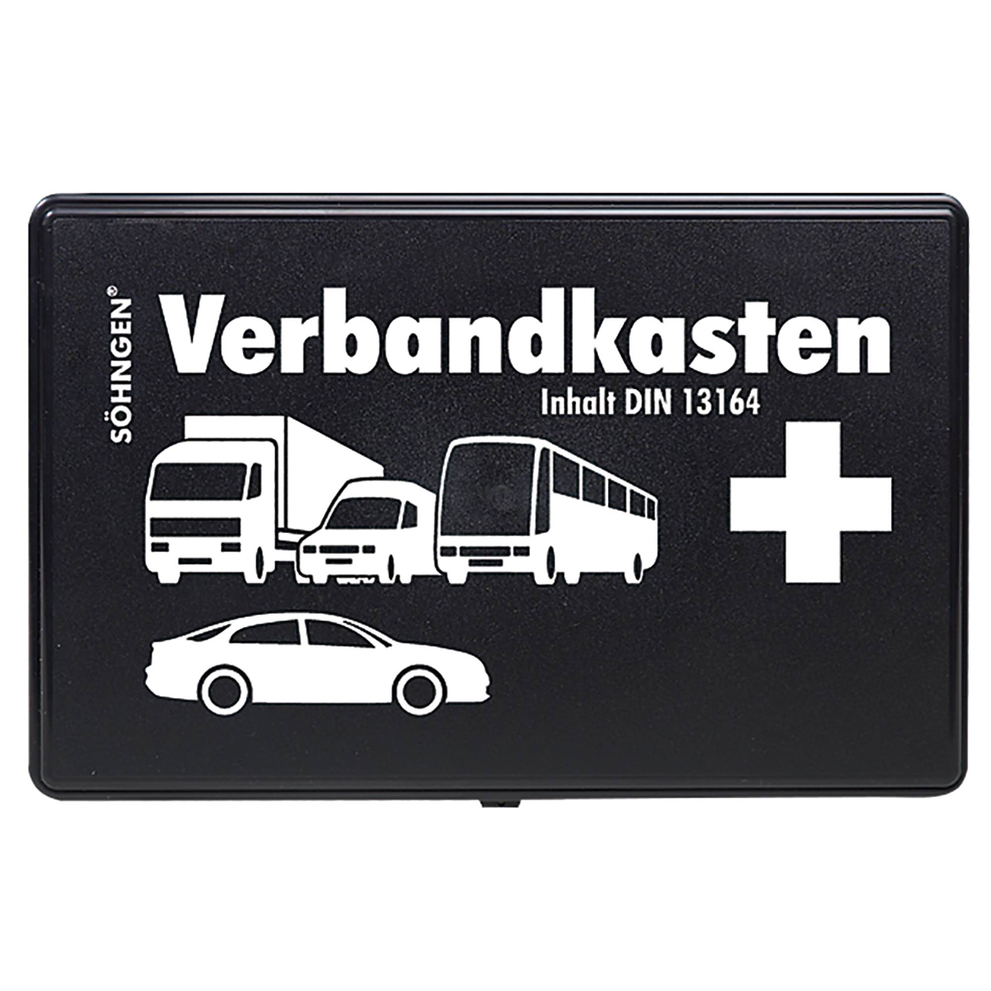 KFZ Verbandkasten B260xH160xT80ca.mm schwarz SÖHNGEN-3