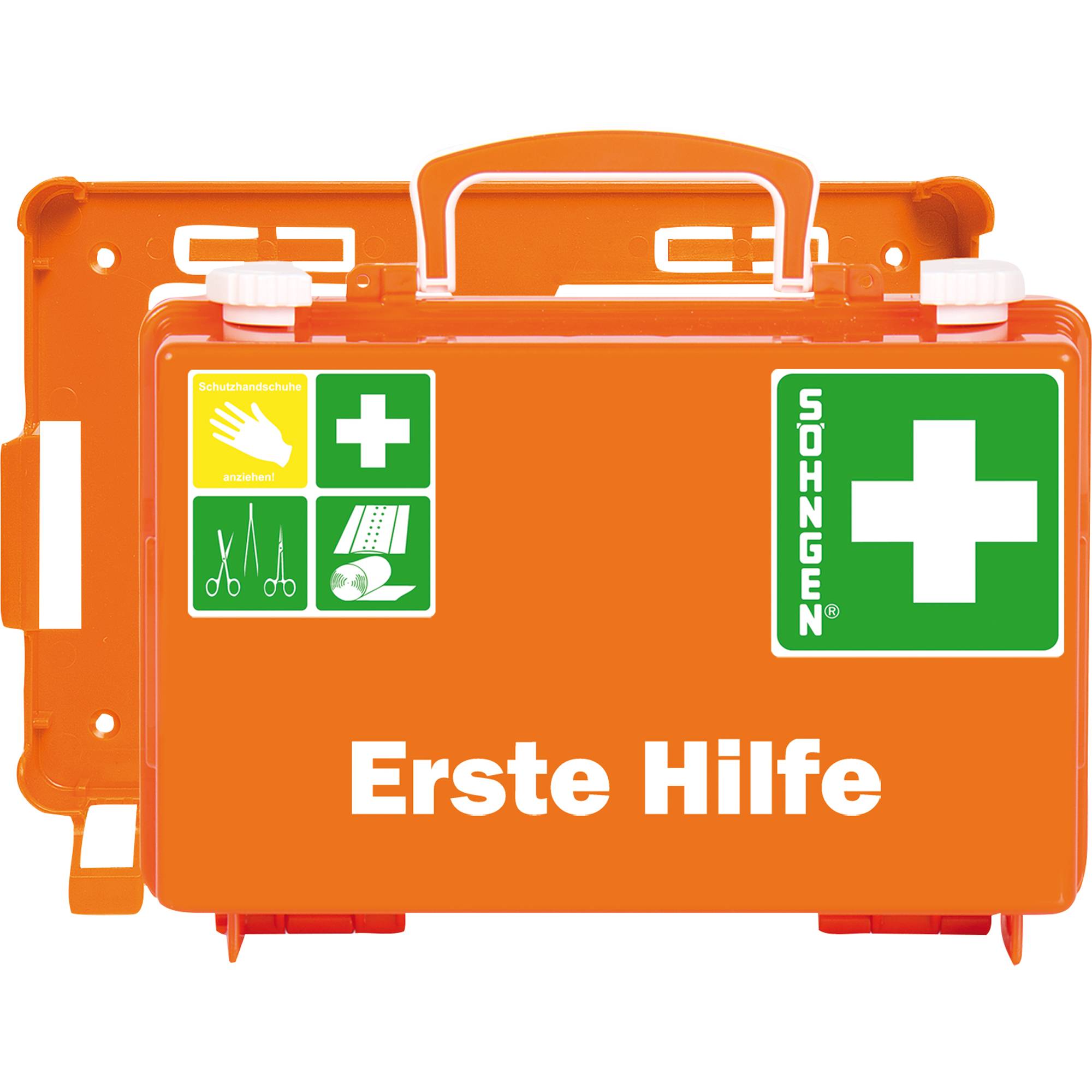 Erste Hilfe Koffer kl.QUICK-CD B260xH170xT110ca.mm orange SÖHNGEN-0