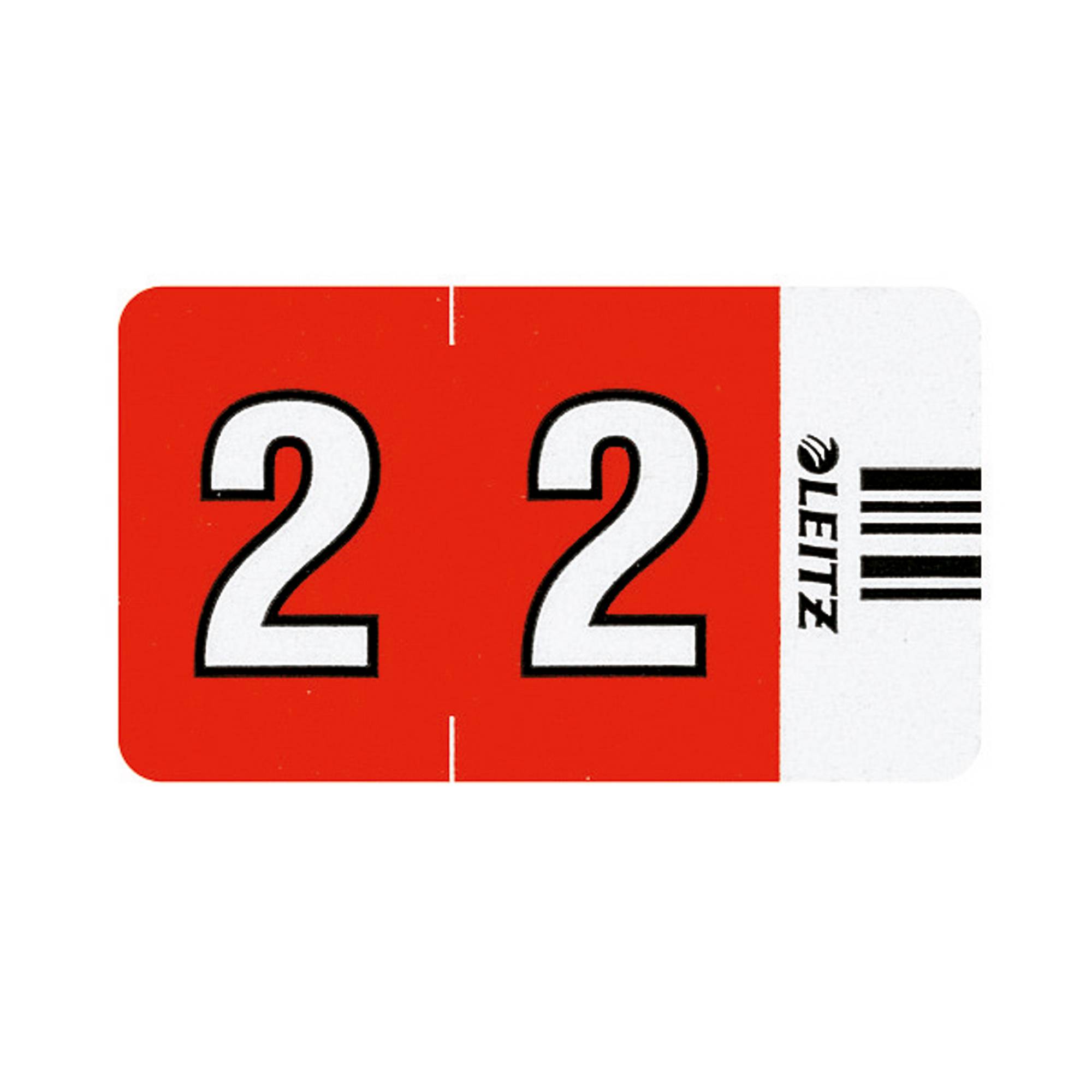 Ziffernsignal 2 Orgacolor 23x30mm rt 100 St./Pack.-0
