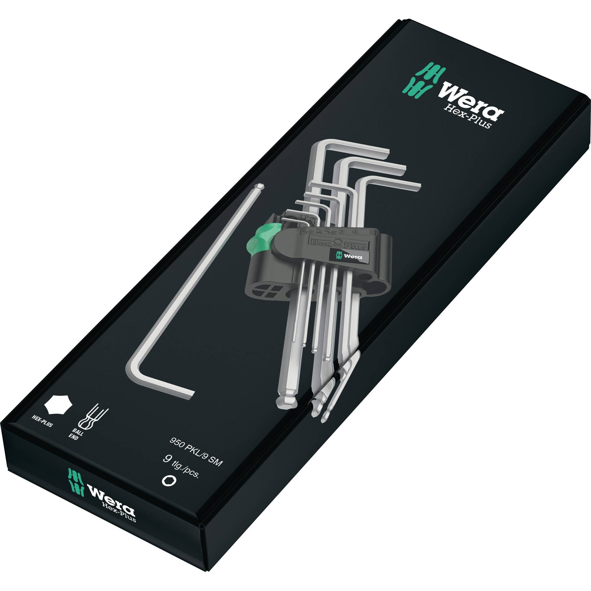 Winkelschraubendrehersatz 950 PKL 9-tlg.Ku.-Halter SW 1,5-10mm Kugelk.-1