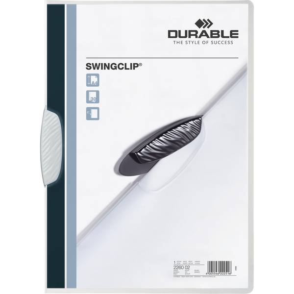 Klemmmappe SWINGCLIP DIN A4 max. 30Bl. Klemme ws
