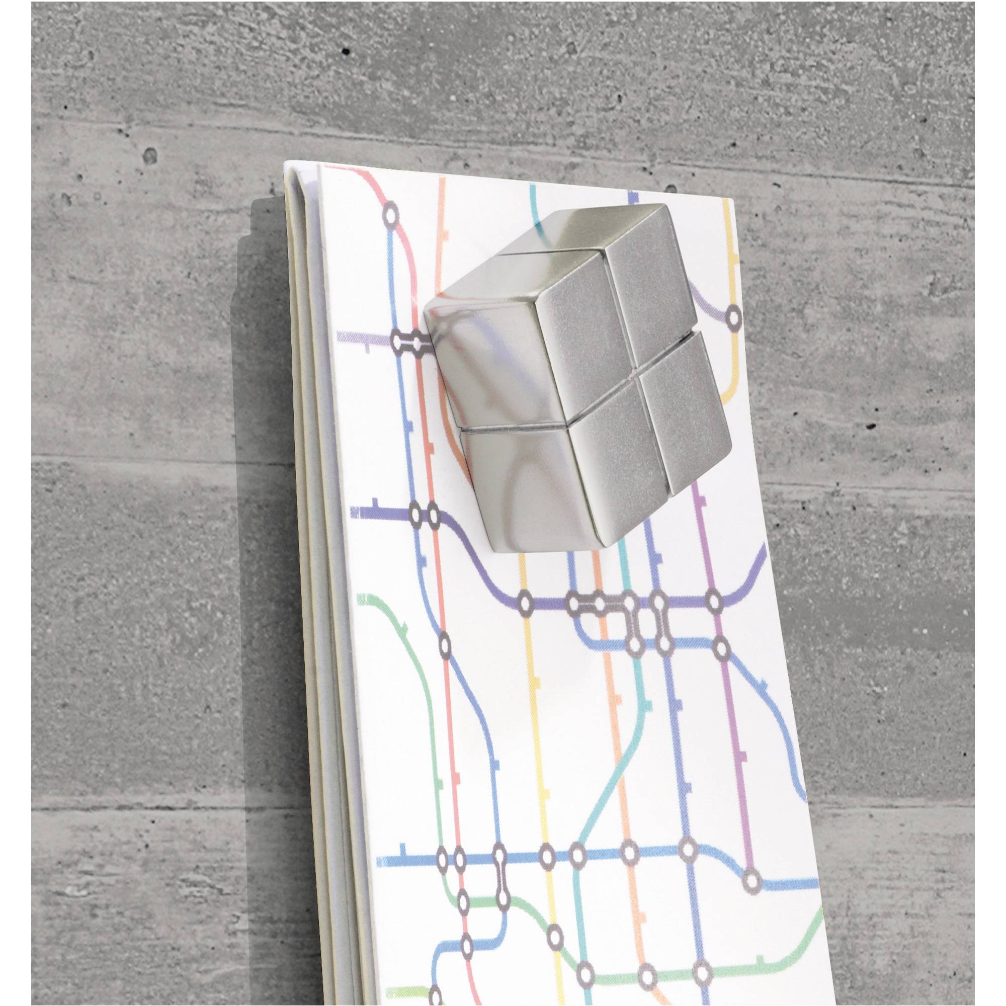 Magnetboard Artverum 1300x550x15 Sichtbeton-1