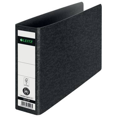 Ordner DIN A5 quer 56mm Hartpappe schwarz