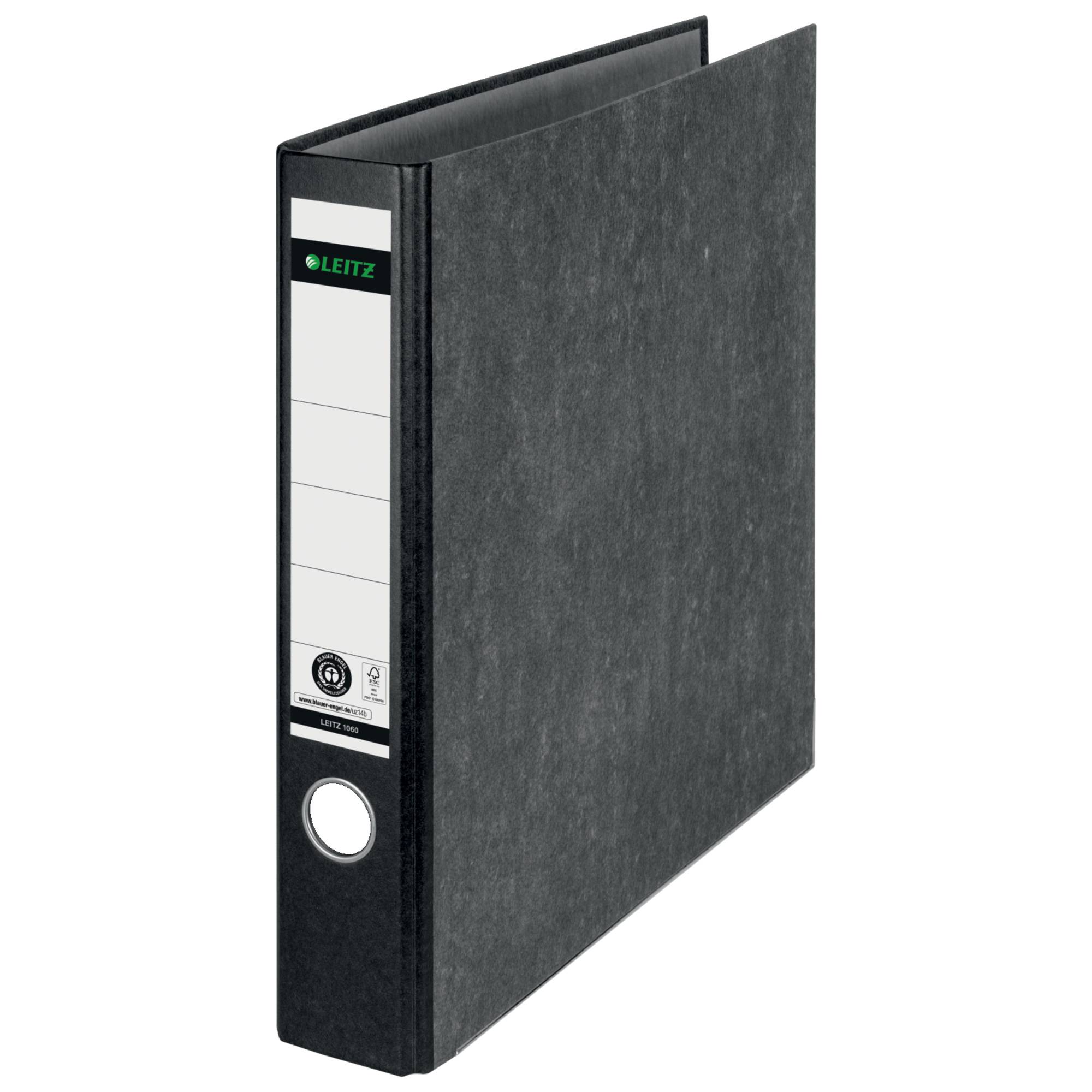 LEITZ Wolkenmamor-Ordner, 180 Grad, DIN A4, 59 mm, schwarz (80106000)-0