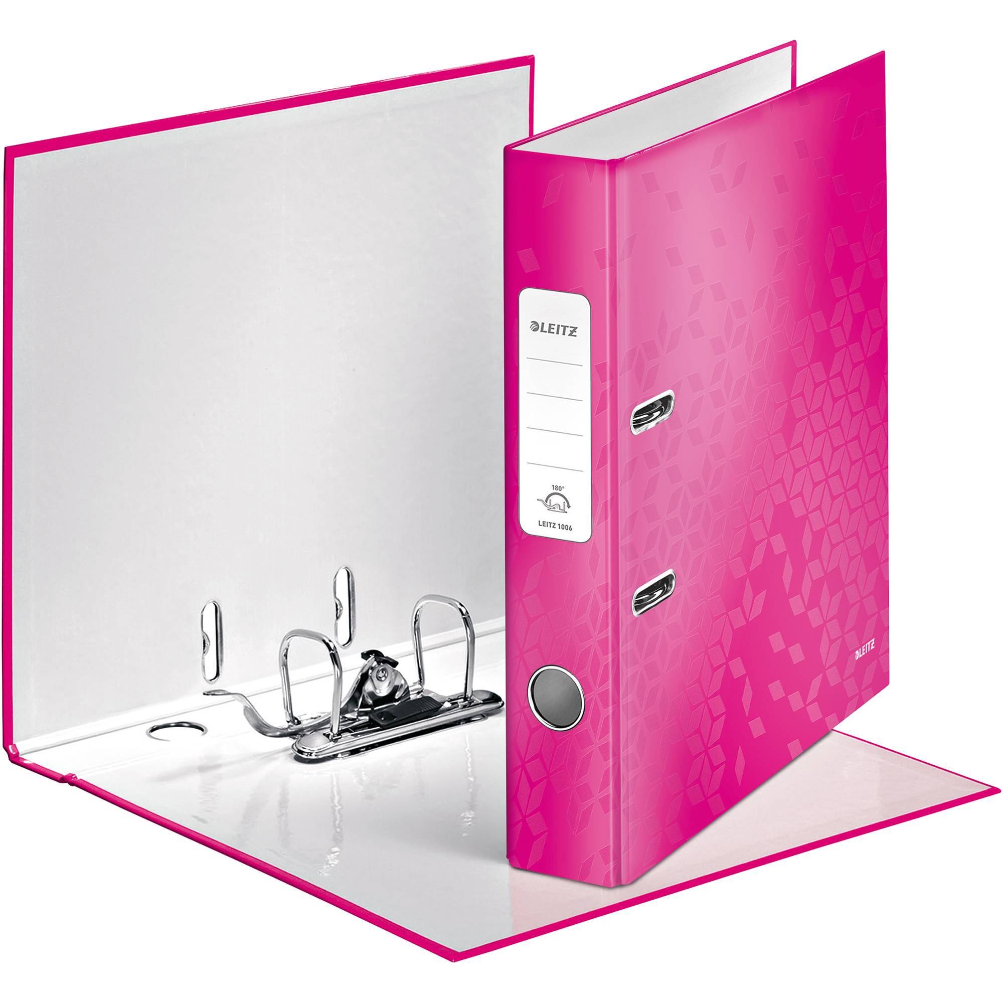 Ordner WOW DIN A4 50mm Pappe pink-3
