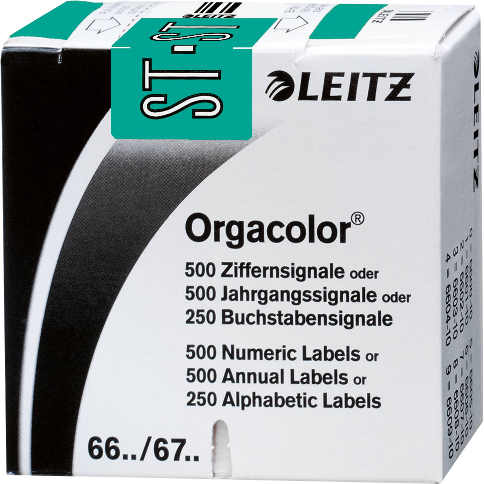 Buchstabensignal Orgacolor ST türkis 250 St./Pack.-0