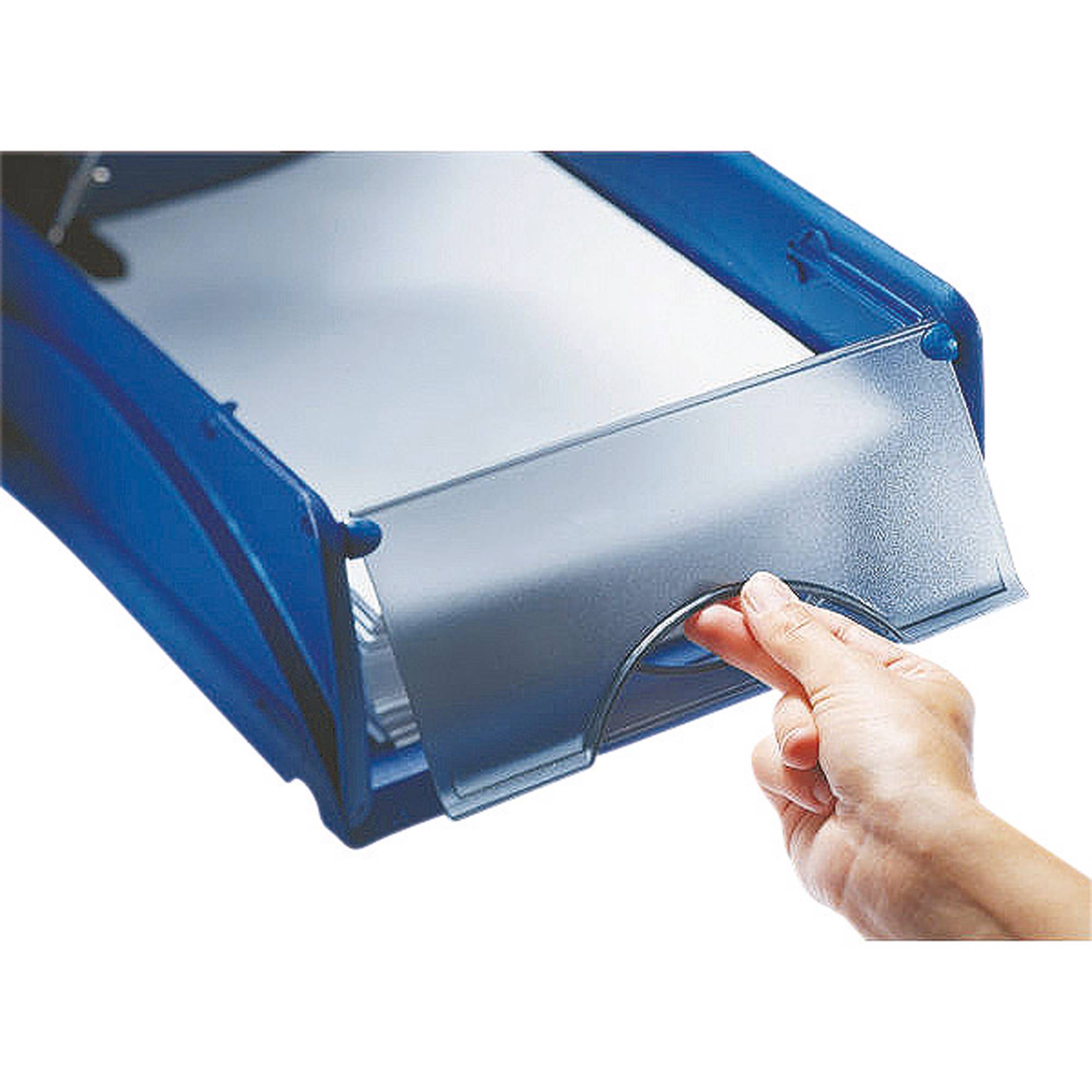 Briefablage Sorty DIN A4/C4 PS blau-1
