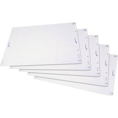 Flipchartpapier 98x65cm 20Bl. kariert 5 St./Pack.