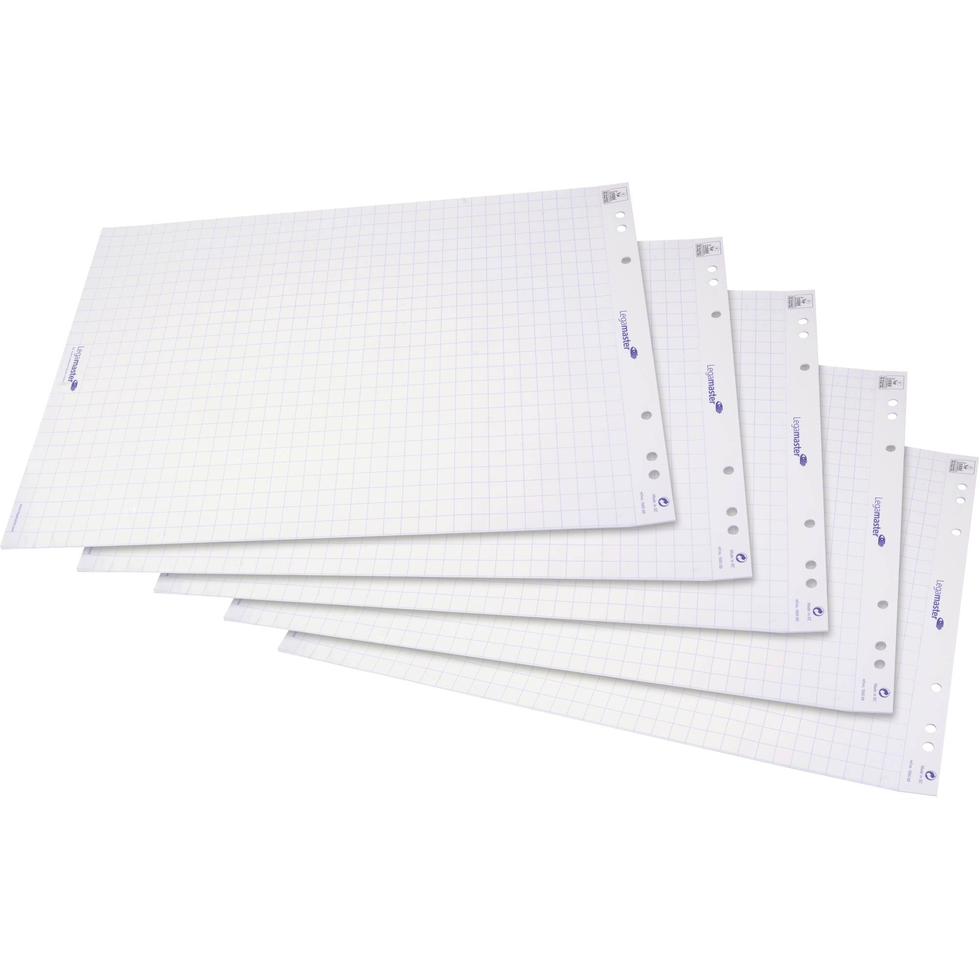 Flipchartpapier 98x65cm 20Bl. kariert 5 St./Pack.-0