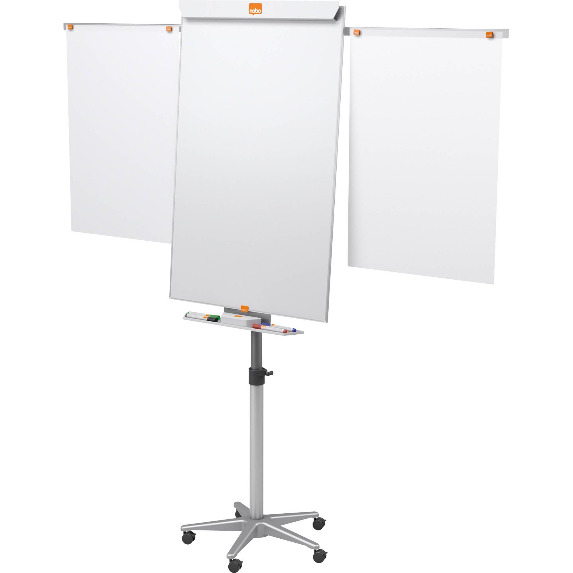 Flipchart Piranha mobil 70x100cm Sternfuß silber-1