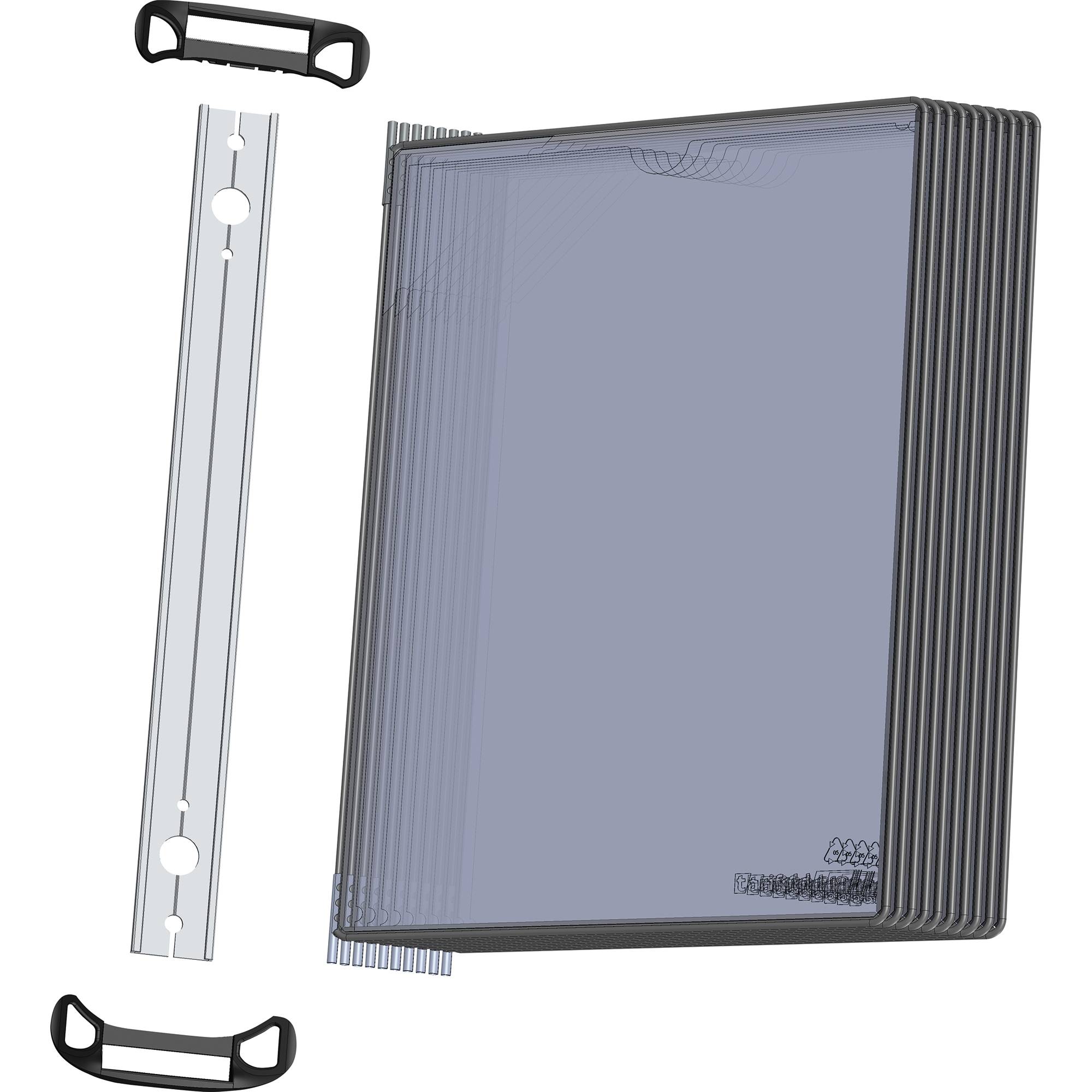 Wandelement PRO A4 10Tafeln Easy Load sw-1