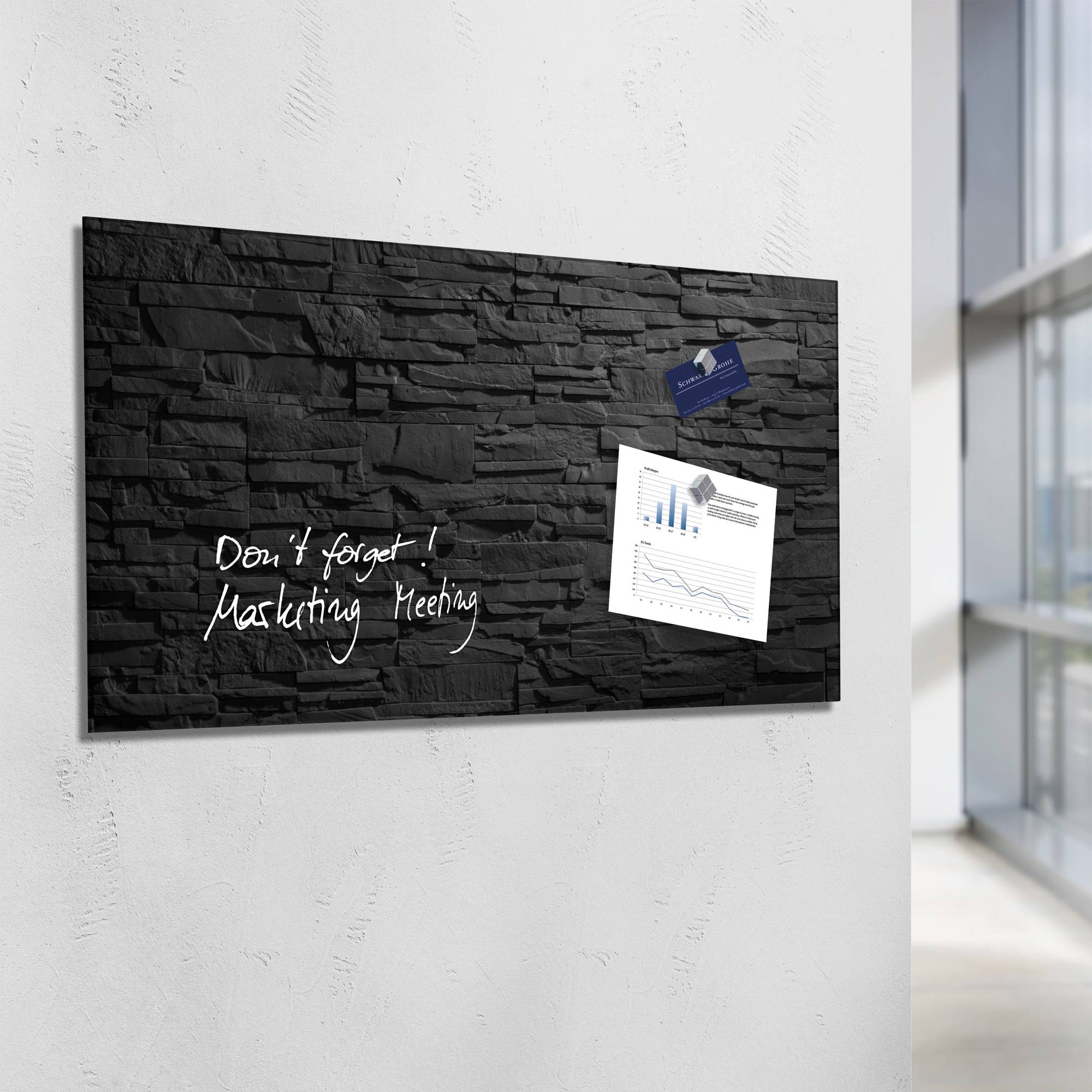 Magnetboard Artverum 1300x550x15 Schiefer-2