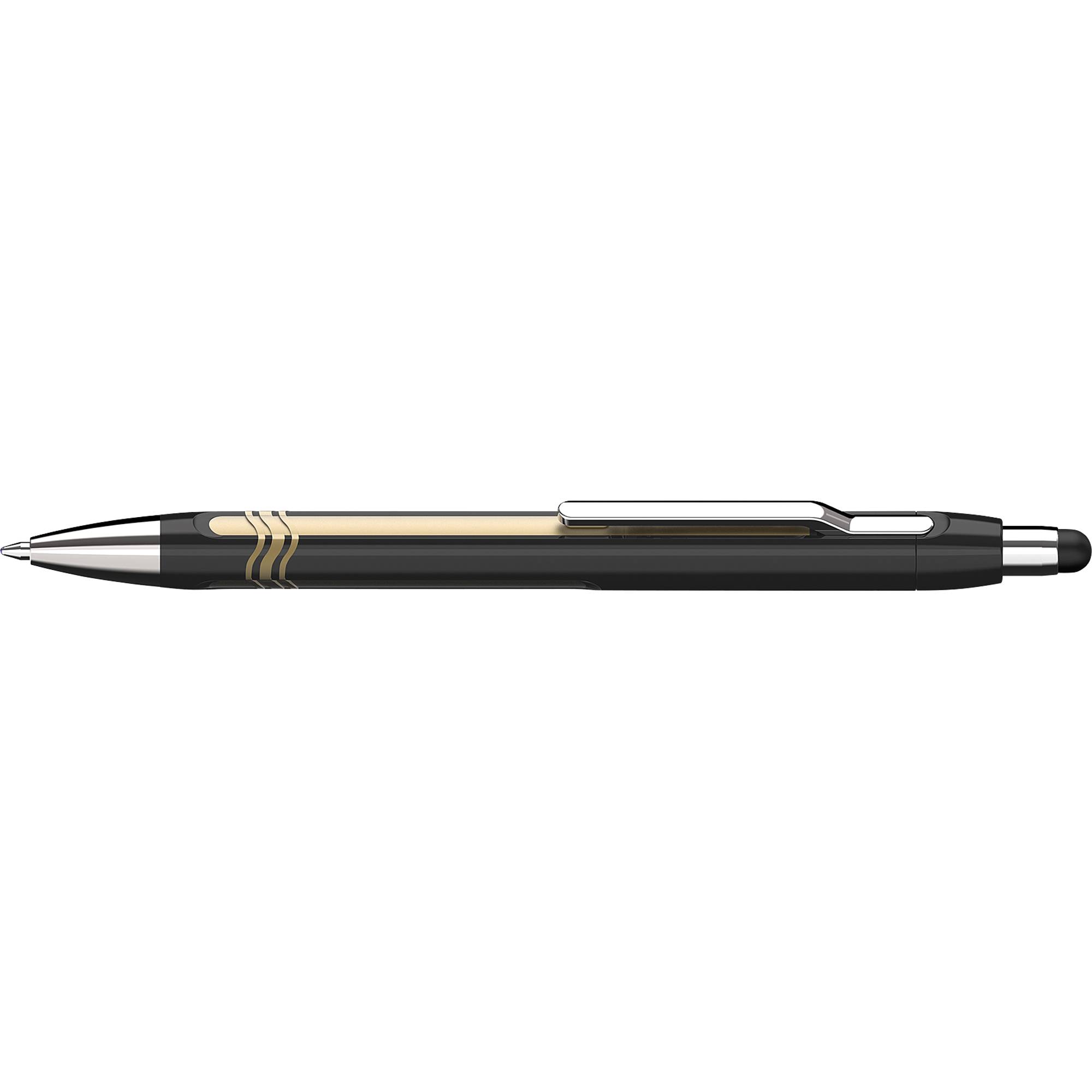 Kugelschreiber EPSILON TOUCH schwarz-gold-0