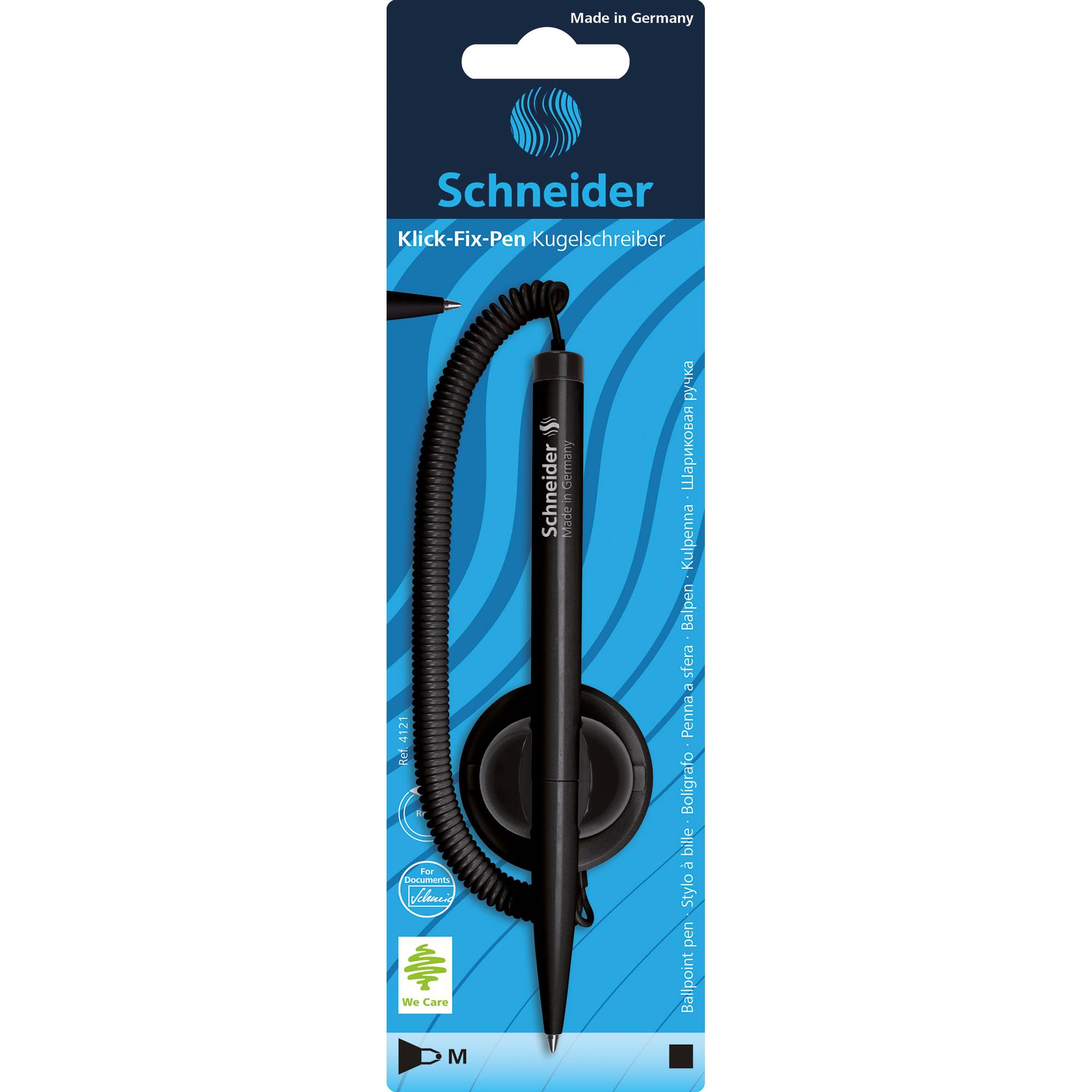 Kugelschreiber Klick-Fix M Schaft sw Mine sw - Artikel: 302057090-1