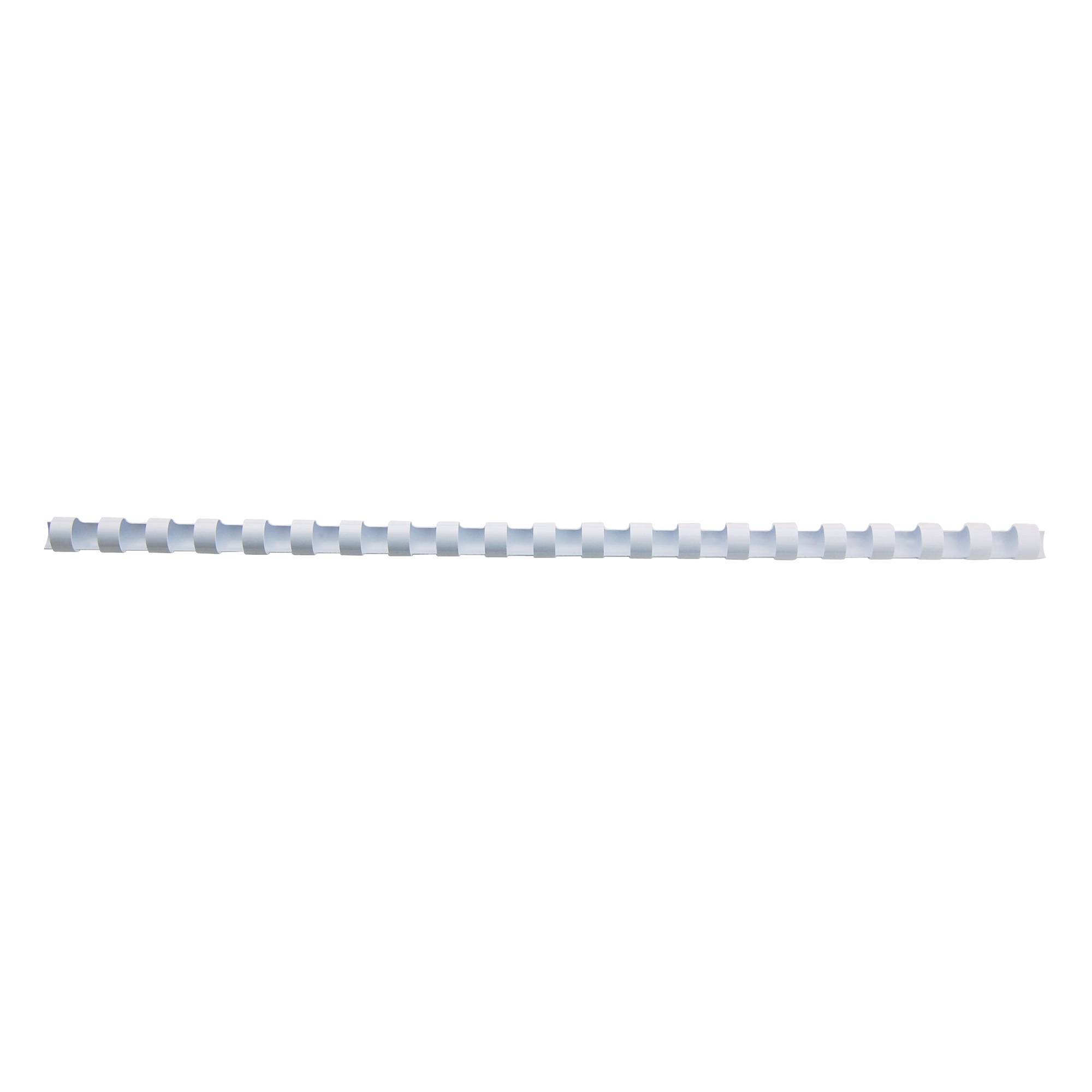 Plastikbinderücken DIN A4 12mm weiß 100 St./Pack.-0