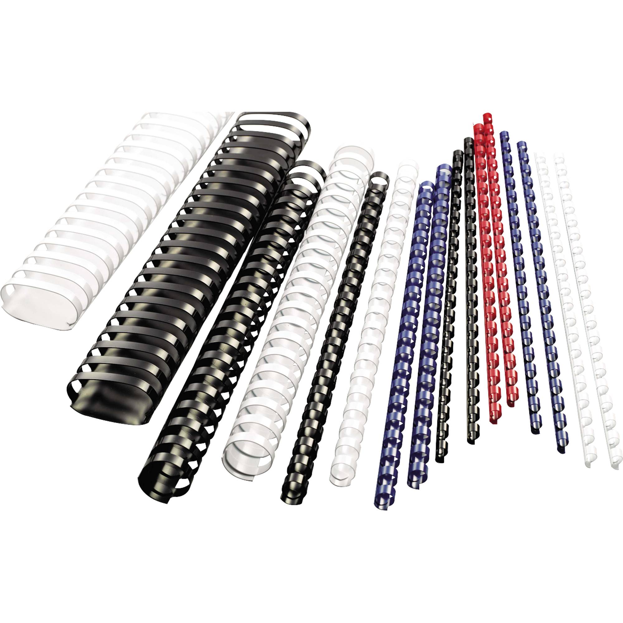 Plastikbinderücken DIN A4 12mm weiß 100 St./Pack.-2