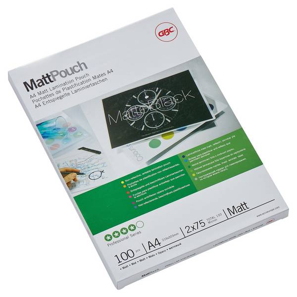 Folientasche MattPouch DIN A4 75mic matt 100 St./Pack.