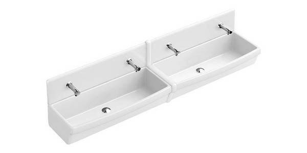 Villeroy & Boch V&B Deckleiste O.NOVO zw Be mit Rückwand montieren we