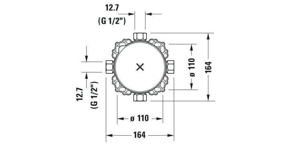 DURAVIT GK0900000000 BlueBox ohne Vorabsperrung G1/2 Einbaukörper-4