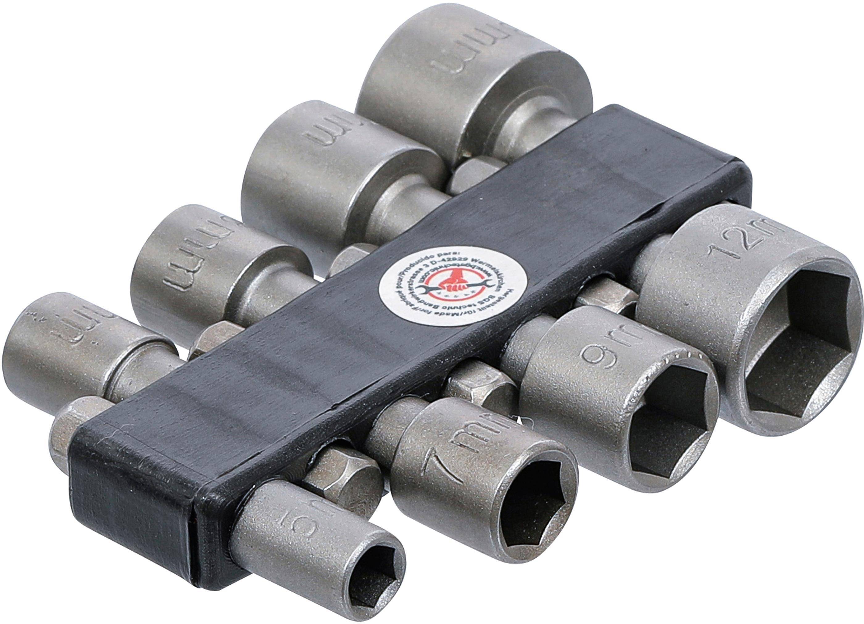 Steckschlüssel-Bit-Satz - 5 bis 13 mm - Antrieb 6-kant 6,3 mm (1/4 ") - 8-tlg.-0