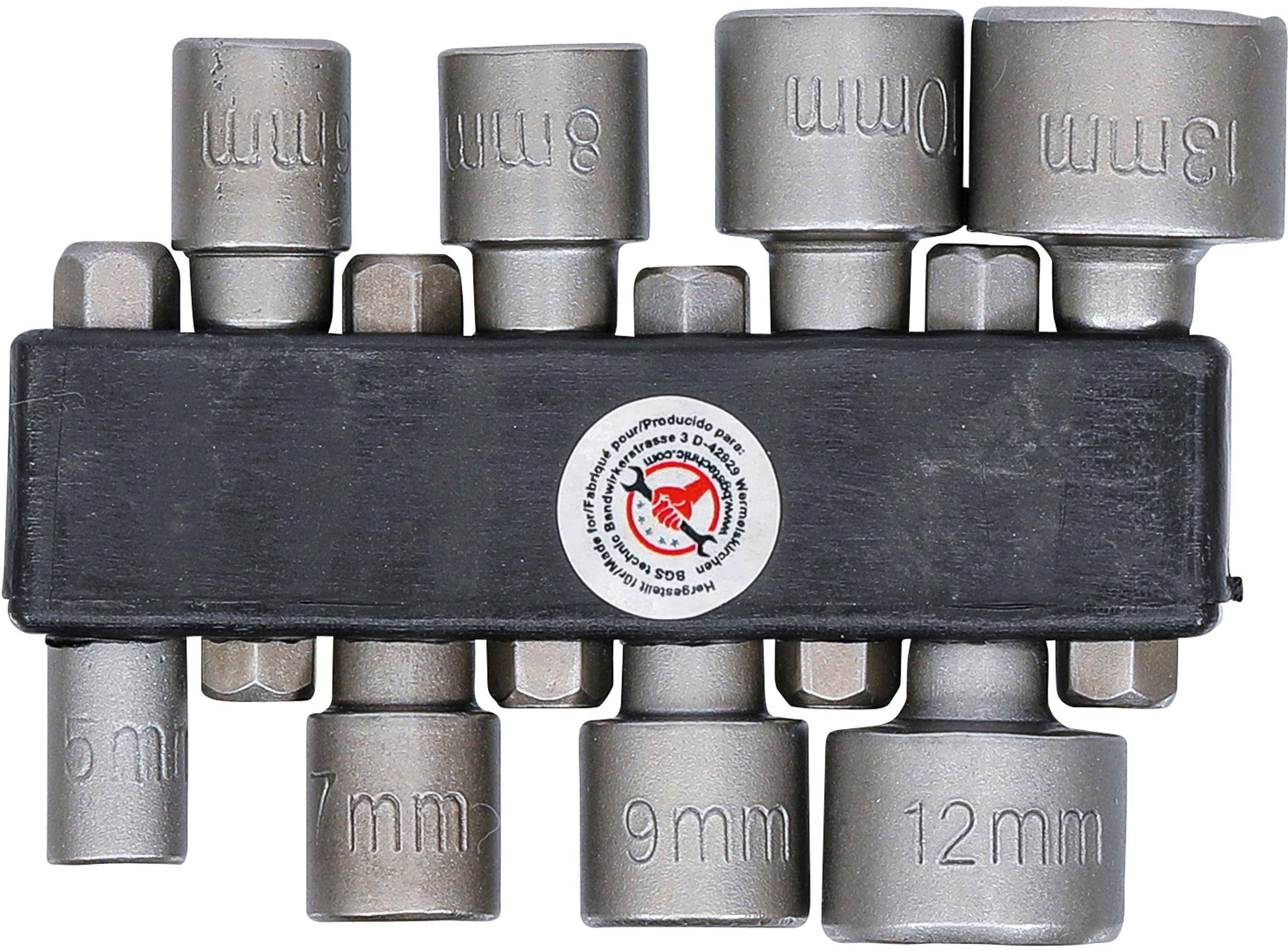 Steckschlüssel-Bit-Satz - 5 bis 13 mm - Antrieb 6-kant 6,3 mm (1/4 ") - 8-tlg.-1