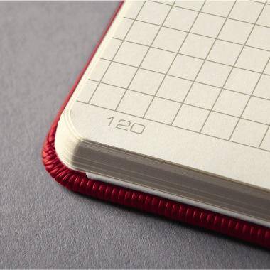 Notizbuch Conceptum ca. DIN A5 kariert 194Blatt HC rot - Artikel: 640023730-3