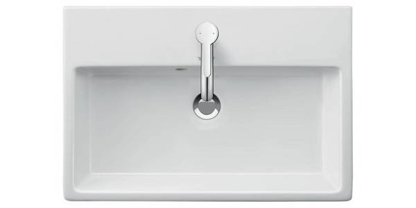 Duravit Waschtisch Compact VERO AIR m ÜL m HLB 600x400mm 1 Hahnloch weiß WG