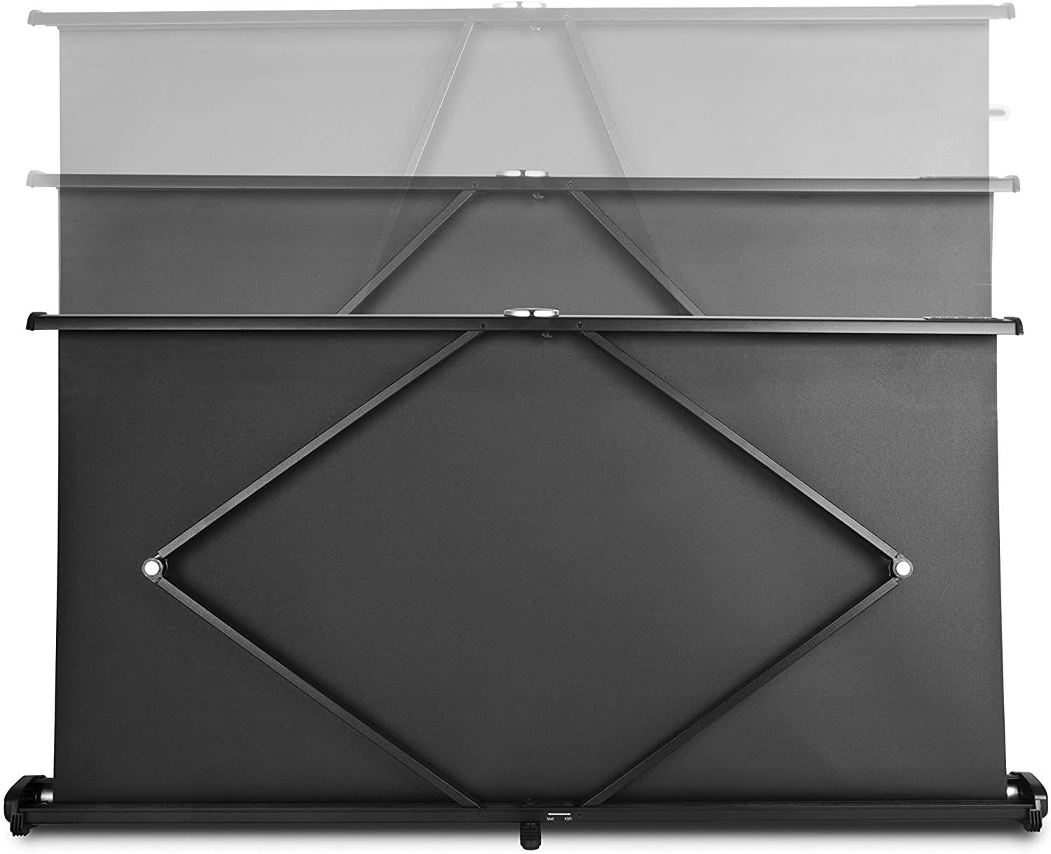 Duronic DPS50 Leinwand - 4:3 Beamer Screen - 102 x 76cm - 50 Zoll - Mobile Projektorleinwand - 4K, Full HD, 3D-3
